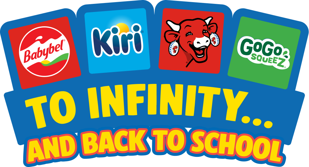 Babybel, Kiri, The Laughing Cow, GoGo squeeZ — To infinity… and back to school