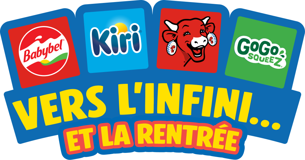 Babybel, Kiri, La vache qui rit, GoGo squeeZ — Vers l’infini… et la rentrée